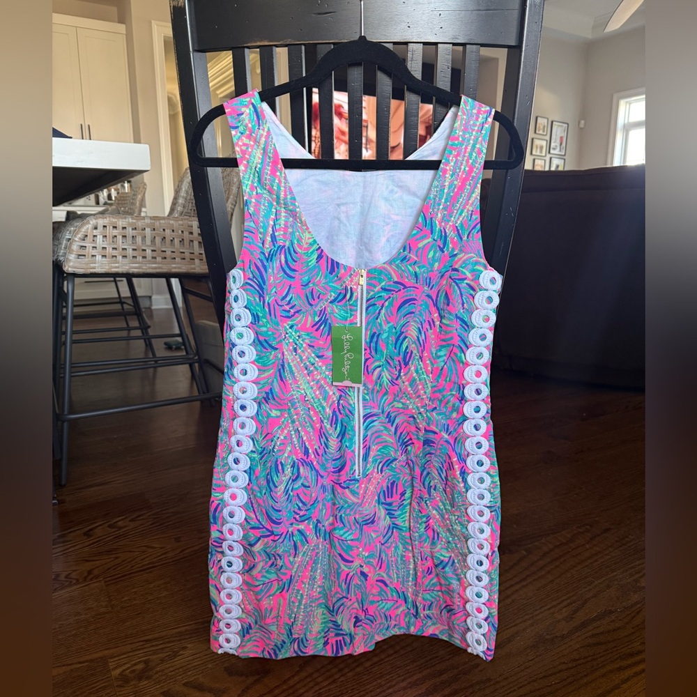Lilly Pulitzer Pink and Green Patterned Dress - Picture 2 of 3